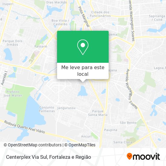 Centerplex Via Sul mapa