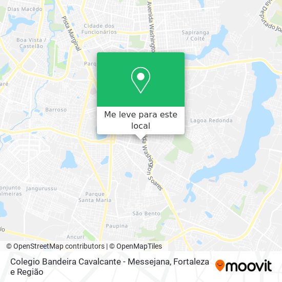 Colegio Bandeira Cavalcante - Messejana mapa