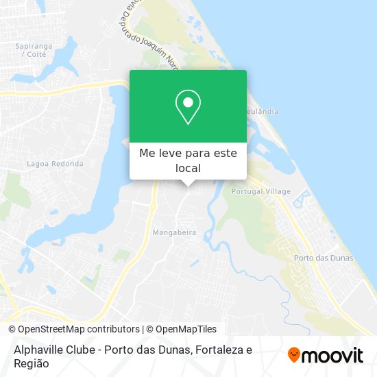 Alphaville Clube - Porto das Dunas mapa