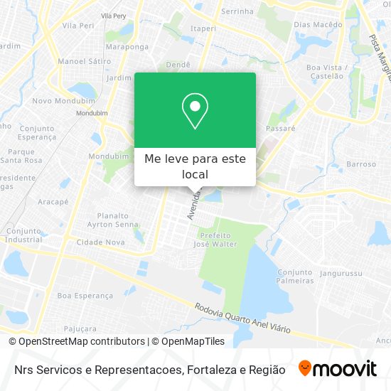 Nrs Servicos e Representacoes mapa