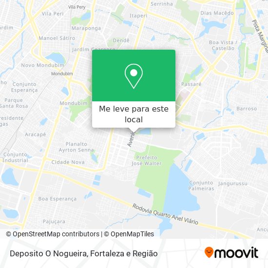 Deposito O Nogueira mapa