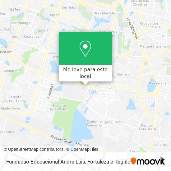 Fundacao Educacional Andre Luis mapa