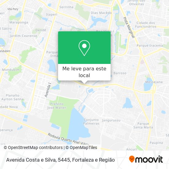 Avenida Costa e Silva, 5445 mapa