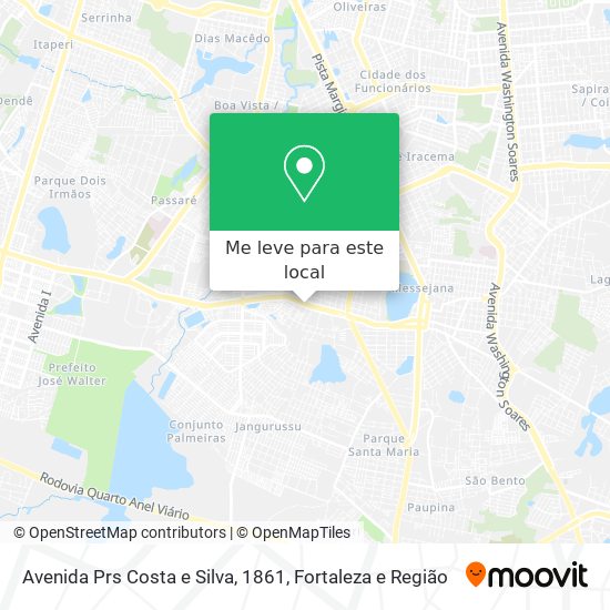 Avenida Prs Costa e Silva, 1861 mapa