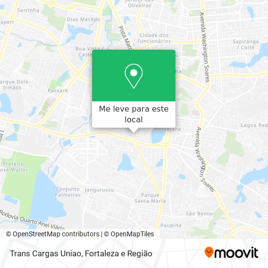 Trans Cargas Uniao mapa