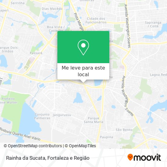 Rainha da Sucata mapa