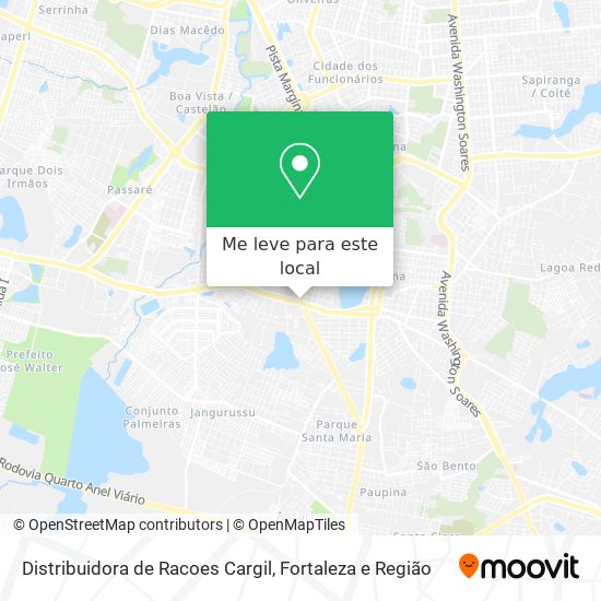 Distribuidora de Racoes Cargil mapa