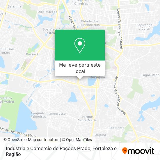Indústria e Comércio de Rações Prado mapa
