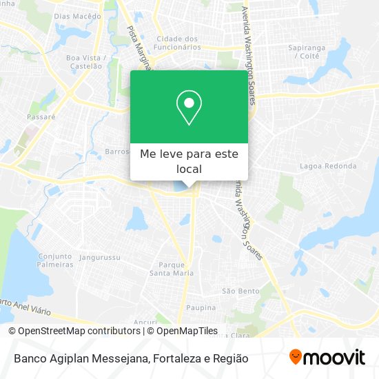 Banco Agiplan Messejana mapa