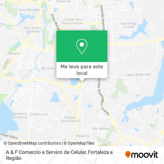 A & F Comercio e Servico de Celular mapa