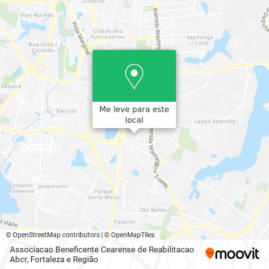 Associacao Beneficente Cearense de Reabilitacao Abcr mapa