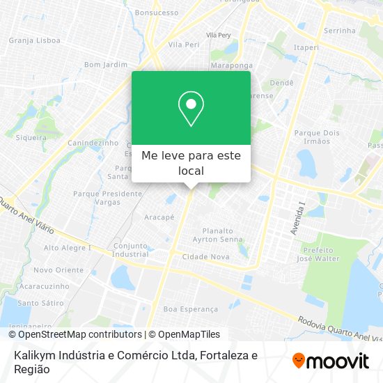 Kalikym Indústria e Comércio Ltda mapa