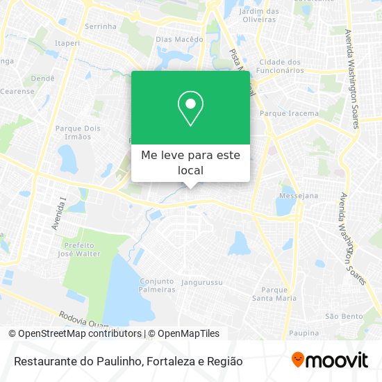 Restaurante do Paulinho mapa