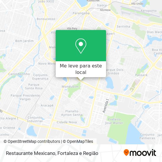 Restaurante Mexicano mapa
