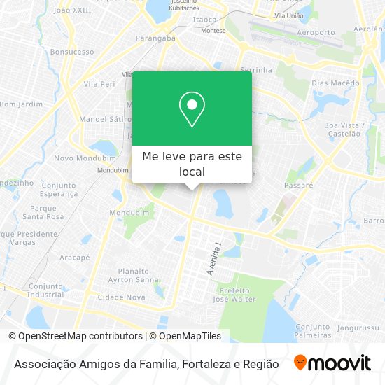 Associação Amigos da Familia mapa