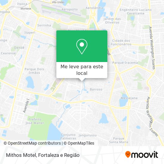 Mithos Motel mapa