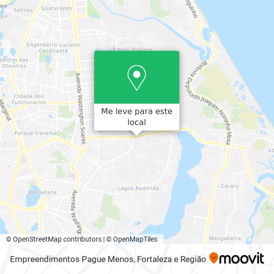 Empreendimentos Pague Menos mapa