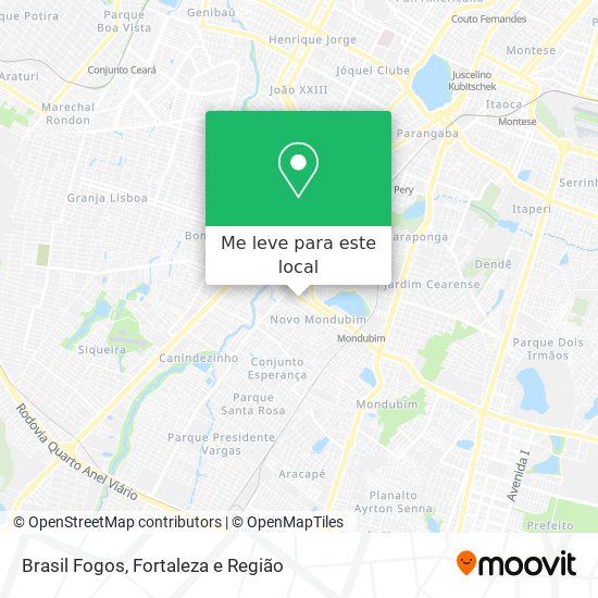 Brasil Fogos mapa