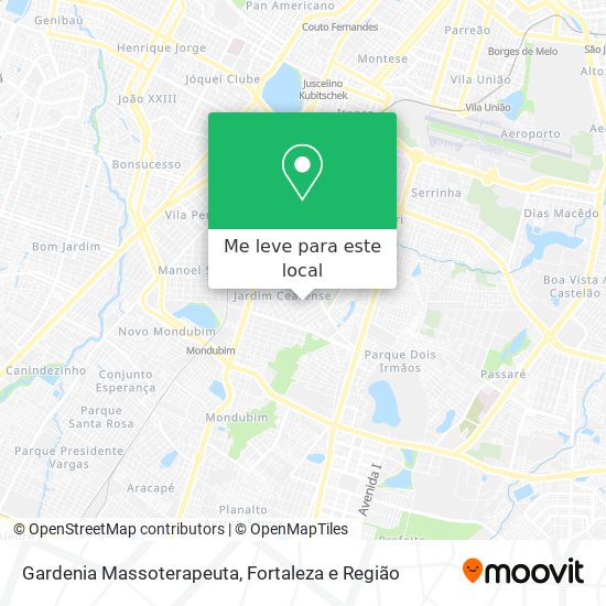 Gardenia Massoterapeuta mapa