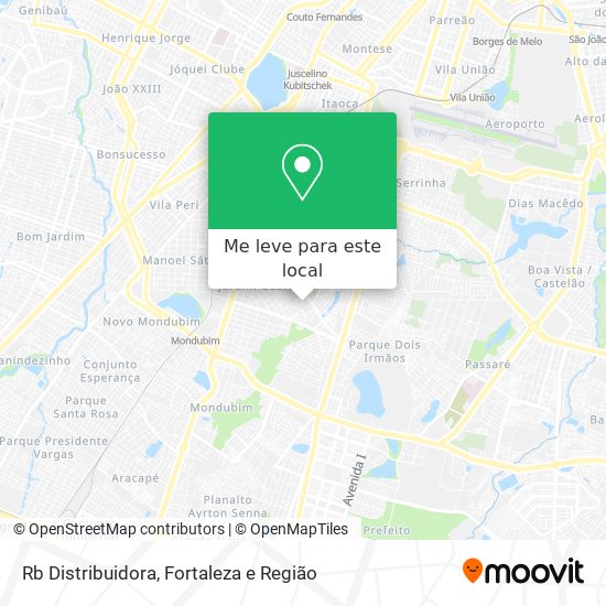 Rb Distribuidora mapa
