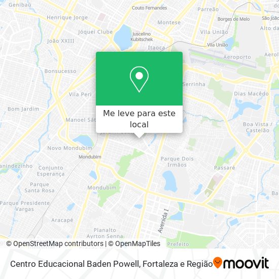 Centro Educacional Baden Powell mapa