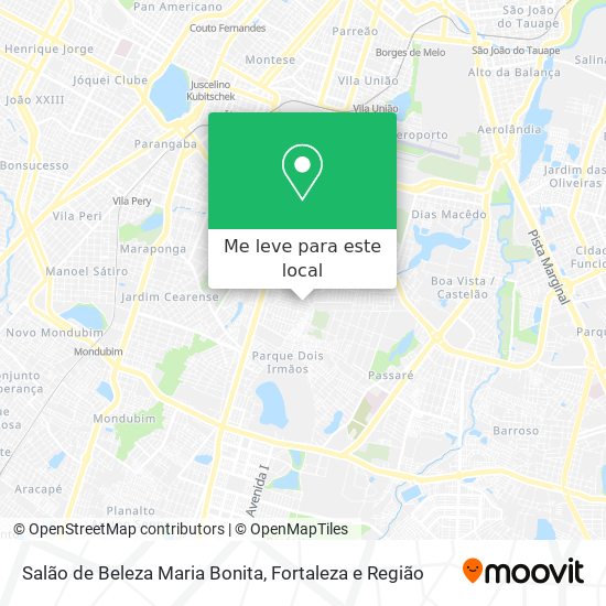 Salão de Beleza Maria Bonita mapa