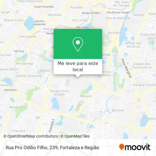 Rua Pro Odilio Filho, 239 mapa