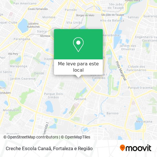 Creche Escola Canaã mapa