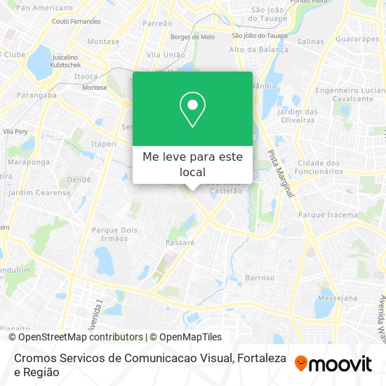 Cromos Servicos de Comunicacao Visual mapa