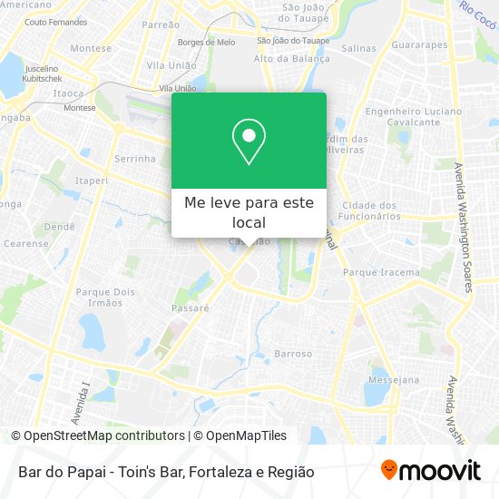 Bar do Papai - Toin's Bar mapa