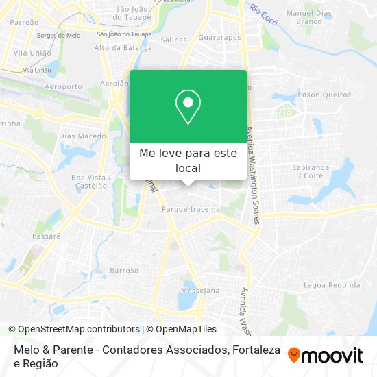Melo & Parente - Contadores Associados mapa