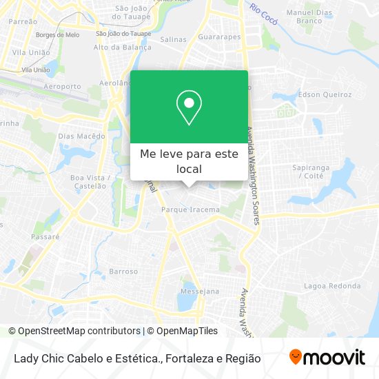 Lady Chic Cabelo e Estética. mapa