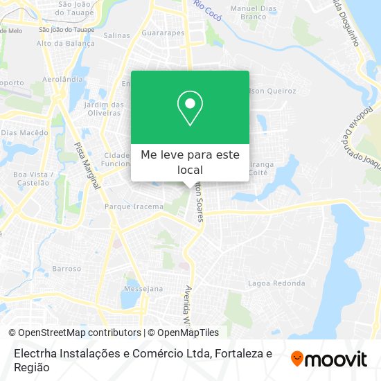 Electrha Instalações e Comércio Ltda mapa