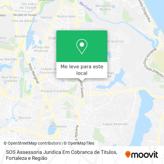 SOS Assessoria Juridica Em Cobranca de Titulos mapa