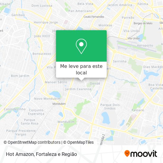 Hot Amazon mapa