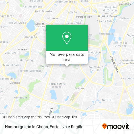Hamburgueria la Chapa mapa
