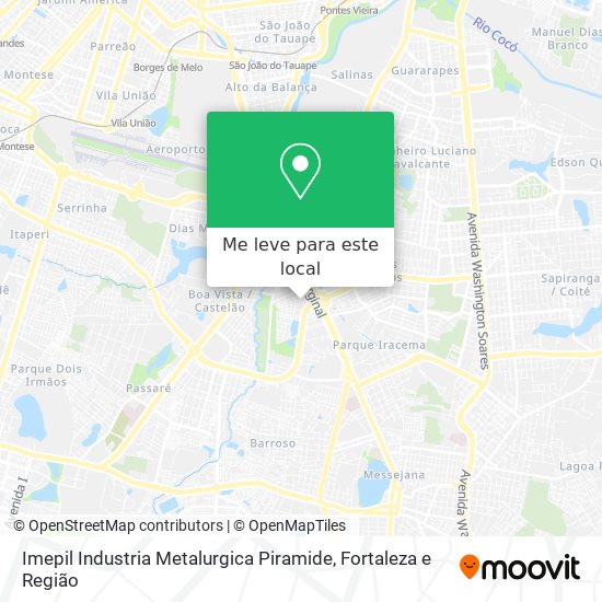 Imepil Industria Metalurgica Piramide mapa