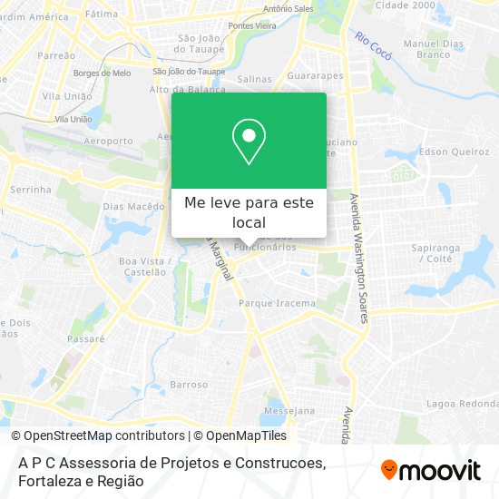 A P C Assessoria de Projetos e Construcoes mapa