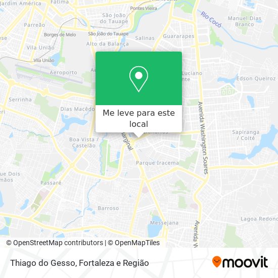 Thiago do Gesso mapa
