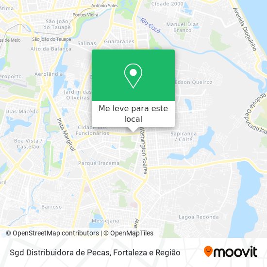 Sgd Distribuidora de Pecas mapa