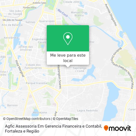 Agfic Assessoria Em Gerencia Financeira e Contabil mapa