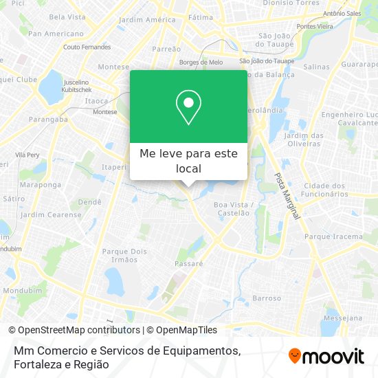 Mm Comercio e Servicos de Equipamentos mapa