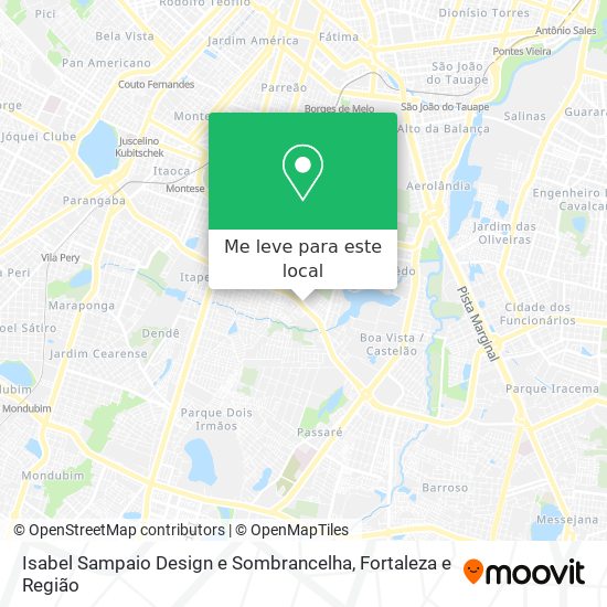 Isabel Sampaio Design e Sombrancelha mapa