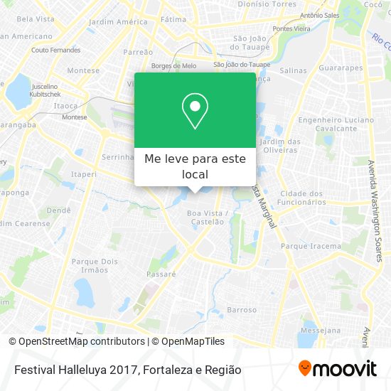 Festival Halleluya 2017 mapa