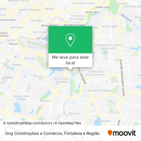 Gng Construções e Comércio mapa