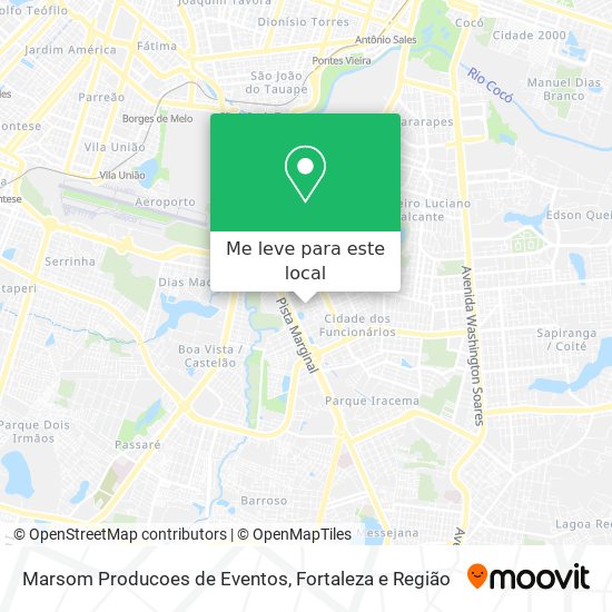 Marsom Producoes de Eventos mapa
