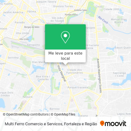 Multi Ferro Comercio e Servicos mapa