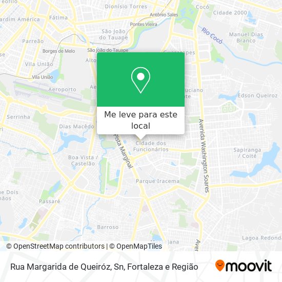 Rua Margarida de Queiróz, Sn mapa
