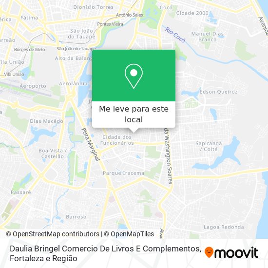 Daulia Bringel Comercio De Livros E Complementos mapa