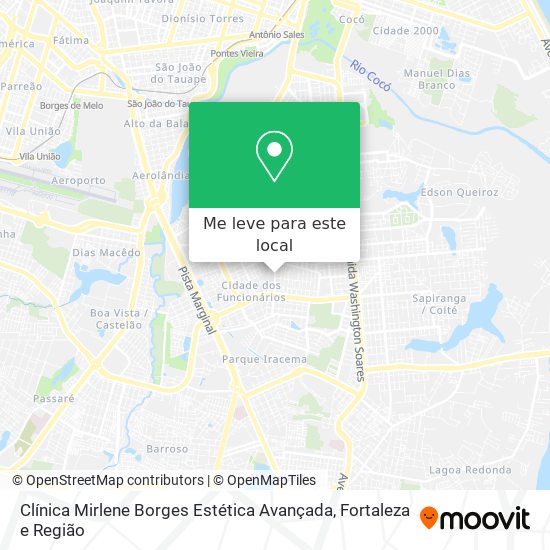 Clínica Mirlene Borges Estética Avançada mapa